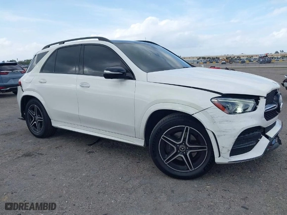 2020 Mercedes-Benz GLE with VIN 4JGFB4JB8LA240189, listed as a IAAI auction lot 41727577 with 51,533 mi miles. Bid and sale history available at carsss.com. Image 6.