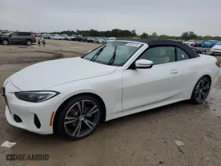 2024 BMW 4 Series 430i with VIN WBA23AT05RCN97995, listed as a Copart auction lot 89246165 with 14,463 mi miles and Salvage Title. Bid and sale history available at carsss.com. Image 1.