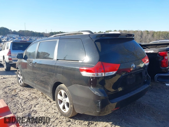 2013 Toyota Sienna LE AAS with VIN 5TDKK3DCXDS287357, listed as a IAAI auction lot 41172499 with 243,950 mi miles and . Bid and sale history available at DreamBid. Image 3.