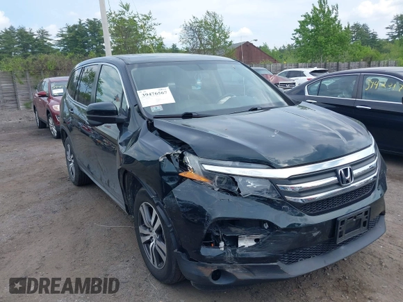 2016 Honda Pilot EX-L with VIN 5FNYF6H53GB070382, listed as a IAAI auction lot 39476567 with 83,741 mi miles and . Bid and sale history available at DreamBid. Image 1.
