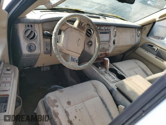 2007 Ford Expedition Max Eddie Bauer with VIN 1FMFK18577LA79018, listed as a Copart auction lot 69244794 with Not Provided miles and Salvage Title. Bid and sale history available at DreamBid. Image 8.