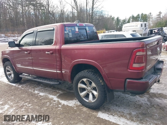 2019 Ram 1500 Limited z VIN 1C6SRFHT5KN896163, wystawiony jako IAAI lot #41101234 z przebiegiem 100 112 mil mil oraz . Historia ofert i sprzedaży dostępna na DreamBid. Obrazek 3.