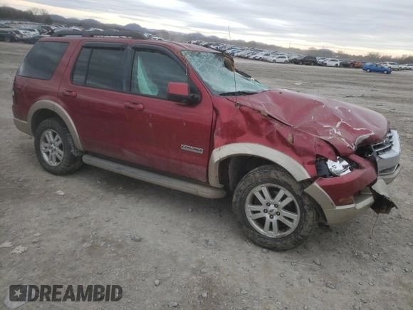2008 Ford Explorer Eddie Bauer with VIN 1FMEU64E38UA77187, listed as a Copart auction lot 43231875 with Not Provided miles and Salvage Title. Bid and sale history available at carsss.com. Image 4.