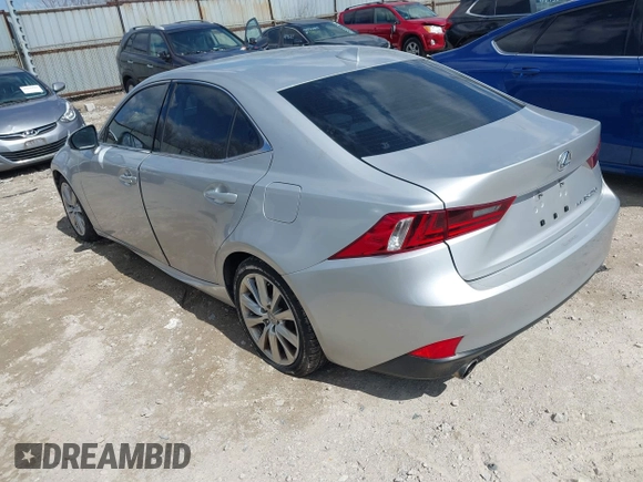 2015 Lexus IS 250 with VIN JTHCF1D22F5028406, listed as a IAAI auction lot 41863978 with 144,451 mi miles and . Bid and sale history available at DreamBid. Image 3.
