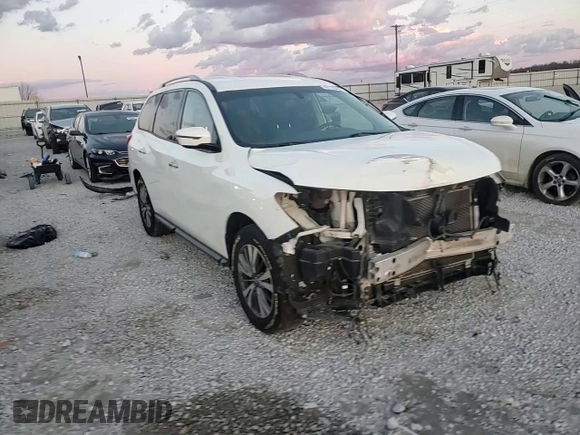 2017 Nissan Pathfinder SV z VIN 5N1DR2MN2HC674116, wystawiony jako Copart lot #47123475 z przebiegiem 133 928 mil mil oraz Szkoda całkowita • Salvage title. Historia ofert i sprzedaży dostępna na DreamBid. Obrazek 12.