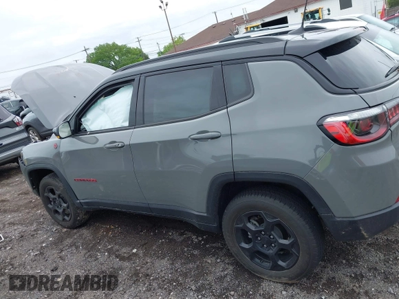 2023 Jeep Compass Trailhawk with VIN 3C4NJDDNXPT562694, listed as a IAAI auction lot 42370873 with 21,988 mi miles and . Bid and sale history available at DreamBid. Image 14.
