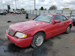 1998 Mercedes-Benz SL-Class with VIN WDBFA67F5WF155233, listed as a Copart auction lot 53026435 with 108,084 mi miles and Clean Title. Bid and sale history available at carsss.com. Image 1.