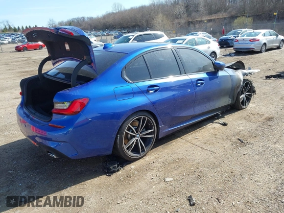 2019 BMW 3 Series 330i with VIN WBA5R1C58KAK07271, listed as a IAAI auction lot 41941194 with Not provided miles and . Bid and sale history available at DreamBid. Image 4.