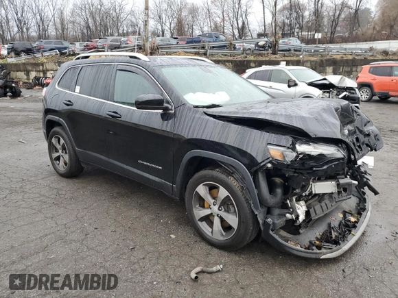 2020 Jeep Cherokee Limited with VIN 1C4PJMDX3LD562210, listed as a Copart auction lot 82904974 with 101,022 mi miles and Non repairable. Bid and sale history available at DreamBid. Image 4.