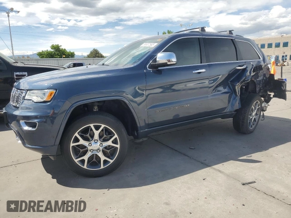 2020 Jeep Grand Cherokee High Altitude with VIN 1C4RJFCT0LC225003, listed as a Copart auction lot 56687565 with 125,090 mi miles and Salvage title. Bid and sale history available at DreamBid. Image 1.