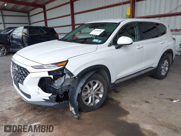 2019 Hyundai Santa Fe SE with VIN 5NMS2CAD2KH116731, listed as a IAAI auction lot 42689306 with 55,213 mi miles and . Bid and sale history available at DreamBid. Image 17.