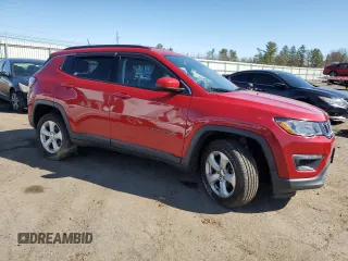 2018 Jeep Compass Latitude with VIN 3C4NJDBB3JT256453, listed as a Copart auction lot 49416085 with Not Provided miles and Salvage Title. Bid and sale history available at carsss.com. Image 4.