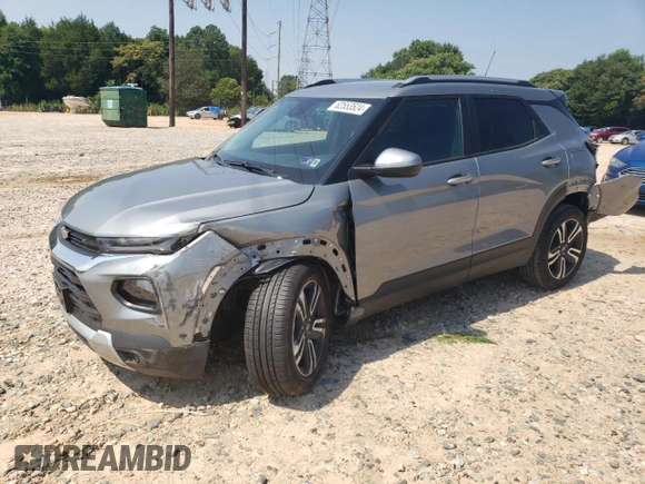 2023 Chevrolet TrailBlazer LT with VIN KL79MPS2XPB207171, listed as a Copart auction lot 62553524 with 3,558 mi miles and Salvage Title. Bid and sale history available at DreamBid. Image 1.
