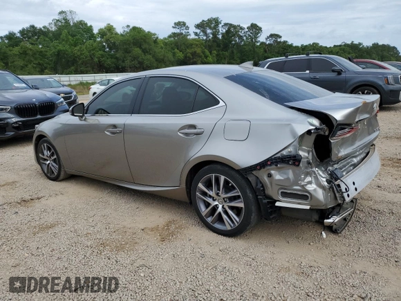 2018 Lexus IS 300 with VIN JTHBA1D27J5067821, listed as a Copart auction lot 53500935 with 47,552 mi miles and Salvage title. Bid and sale history available at DreamBid. Image 2.