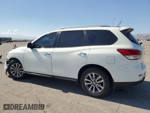 2016 Nissan Pathfinder S with VIN 5N1AR2MN5GC665783, listed as a Copart auction lot 72045174 with 96,330 mi miles and Salvage title. Bid and sale history available at DreamBid. Image 2.