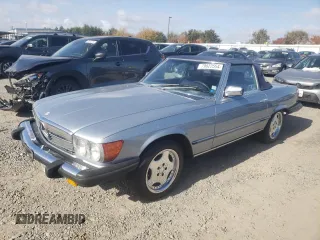 1984 Mercedes-Benz 380 with VIN WDBBA45A1EA011636, listed as a Copart auction lot 79922554 with 44,700 mi miles and Salvage Title. Bid and sale history available at carsss.com. Image 1.