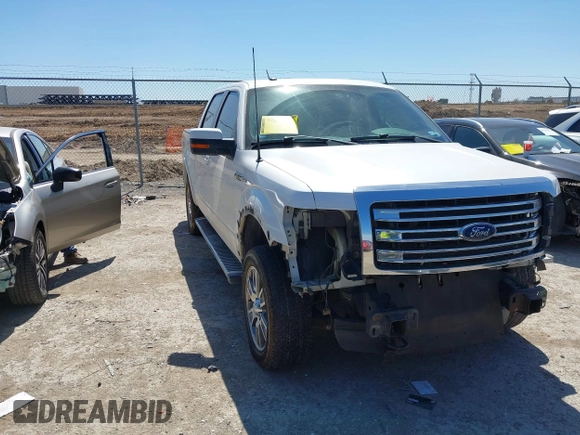 2014 Ford F-150 XL with VIN 1FTFW1EF4EKF03876, listed as a IAAI auction lot 41871706 with 151,642 mi miles. Bid and sale history available at carsss.com. Image 1.