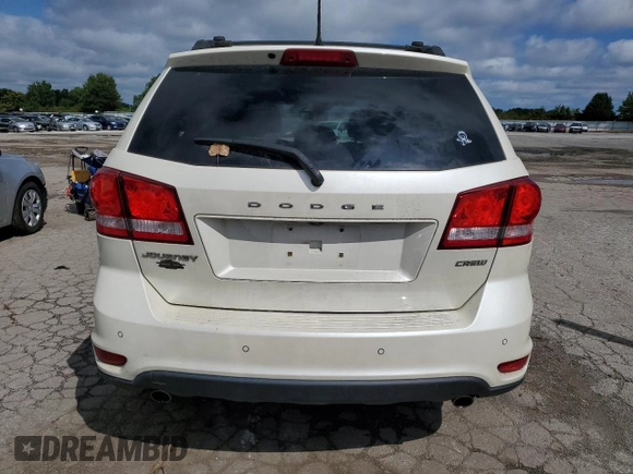 2013 Dodge Journey Crew with VIN 3C4PDCCG3DT643061, listed as a Copart auction lot 67518754 with 154,227 mi miles and Salvage title. Bid and sale history available at DreamBid. Image 6.