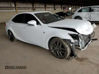 2014 Lexus IS 350 with VIN JTHCE1D27E5000781, listed as a Copart auction lot 58749235 with 133,621 mi miles and Salvage title. Bid and sale history available at DreamBid. Image 4.