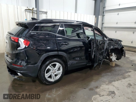 2018 GMC Terrain SLE with VIN 3GKALTEX3JL290777, listed as a Copart auction lot 46810135 with 52,437 mi miles and Salvage Title. Bid and sale history available at carsss.com. Image 3.