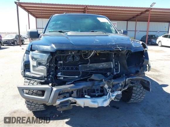 2017 Ford F-150 Raptor with VIN 1FTFW1RG5HFA83027, listed as a IAAI auction lot 41580287 with 91,825 mi miles and . Bid and sale history available at carsss.com. Image 13.