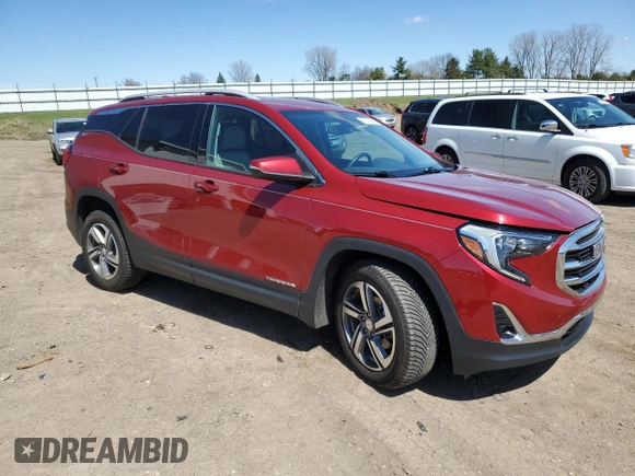 2019 GMC Terrain SLT with VIN 3GKALVEV3KL304477, listed as a Copart auction lot 53143095 with 71,820 mi miles and Clean Title. Bid and sale history available at carsss.com. Image 4.
