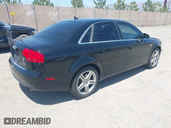 2007 Audi A4 2.0T with VIN WAUDF78E87A011161, listed as a IAAI auction lot 42743384 with 137,773 mi miles and . Bid and sale history available at DreamBid. Image 4.