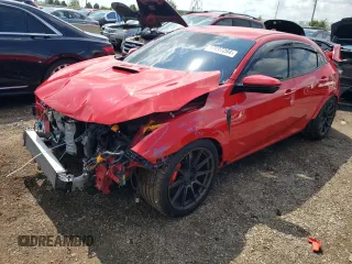 2021 Honda Civic Type R Touring z VIN SHHFK8G72MU200129, wystawiony jako Copart lot #67497284 z przebiegiem 37 603 mil mil oraz Szkoda całkowita • Salvage title. Historia ofert i sprzedaży dostępna na DreamBid. Obrazek 1.
