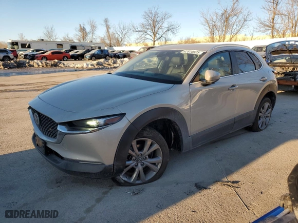 2023 Mazda CX-30 2.5 S Select Package with VIN 3MVDMBBM9PM578895, listed as a Copart auction lot 42870525 with 23,468 mi miles and Salvage Title. Bid and sale history available at carsss.com. Image 1.