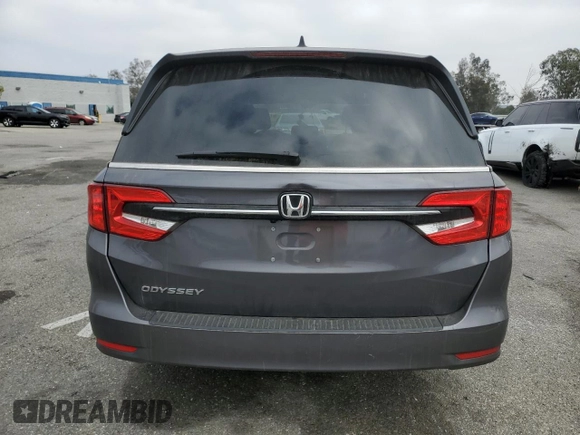 2023 Honda Odyssey EX-L with VIN 5FNRL6H66PB080121, listed as a Copart auction lot 43962925 with Not Provided miles and Salvage Title. Bid and sale history available at carsss.com. Image 6.