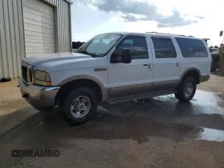 2002 Ford Excursion Limited с VIN 1FMNU43S02EA53250, выставлен на аукционе Copart как лот 64440355 с пробегом 229 939 миль миль и Чистый • Clean title. История ставок и продаж доступна на DreamBid. Изображение 1.