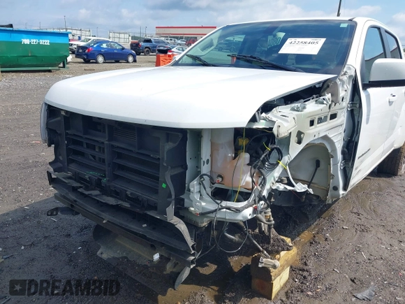 2022 Chevrolet Colorado 4WD Work Truck with VIN 1GCGTBEN0N1136281, listed as a IAAI auction lot 42258405 with 56,863 mi miles and . Bid and sale history available at DreamBid. Image 6.