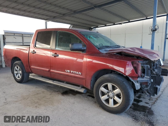 2014 Nissan Titan SV с VIN 1N6BA0ED2EN514375, выставлен на аукционе Copart как лот 45841145 с пробегом 37 447 миль миль и Списание • Salvage title. История ставок и продаж доступна на DreamBid. Изображение 4.