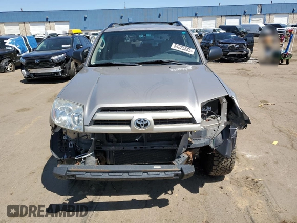 2004 Toyota 4Runner SR5 with VIN JTEBU14R540039339, listed as a Copart auction lot 54225685 with 220,937 mi miles and Clean Title. Bid and sale history available at DreamBid. Image 5.