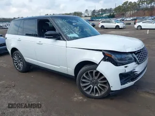 2018 Land Rover Range Rover with VIN SALGS2RE1JA398858, listed as a IAAI auction lot 41642119 with 83,787 mi miles and . Bid and sale history available at DreamBid. Image 1.