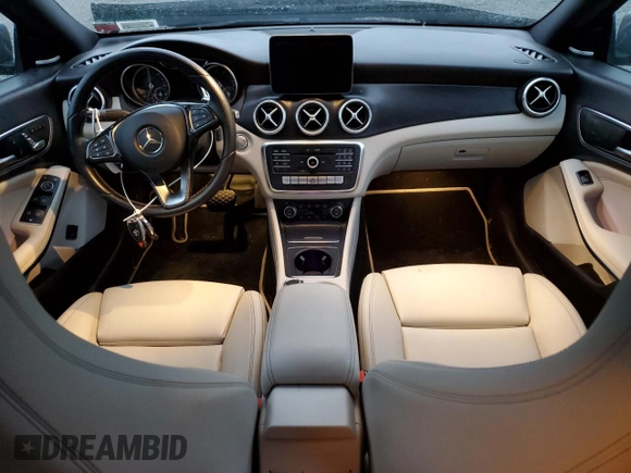 2017 Mercedes-Benz CLA 250 with VIN WDDSJ4GB6HN402274, listed as a Copart auction lot 78685233 with 57,718 mi miles and . Bid and sale history available at DreamBid. Image 8.
