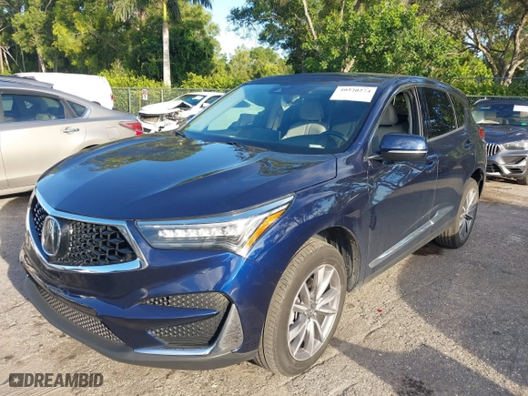 2020 Acura RDX w/Technology Pkg with VIN 5J8TC1H54LL002493, listed as a IAAI auction lot 40520274 with 42,183 mi miles. Bid and sale history available at carsss.com. Image 17.