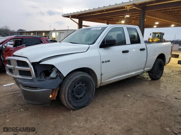 2010 Dodge Ram 1500 ST with VIN 1D7RB1GP3AS172254, listed as a Copart auction lot 44144875 with 269,659 mi miles and Salvage Title. Bid and sale history available at carsss.com. Image 1.