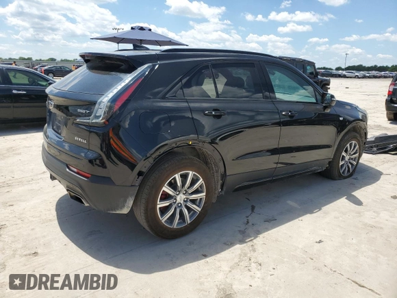 2021 Cadillac XT4 AWD Sport with VIN 1GYFZFR43MF054379, listed as a Copart auction lot 55338315 with 53,693 mi miles and Salvage title. Bid and sale history available at DreamBid. Image 3.