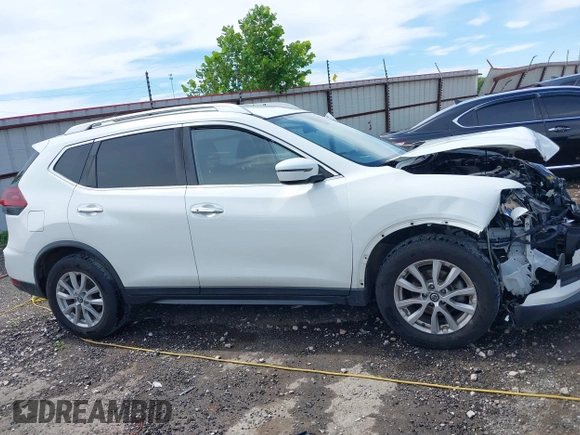 2019 Nissan Rogue SV with VIN KNMAT2MT3KP527956, listed as a IAAI auction lot 42617872 with 119,450 mi miles and . Bid and sale history available at DreamBid. Image 13.