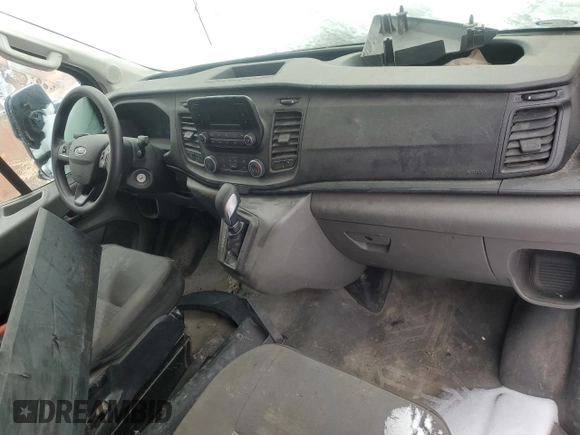 2021 Ford Transit Cargo with VIN 1FTBR3U87MKA68354, listed as a Copart auction lot 44575775 with Not Provided miles and Salvage Title. Bid and sale history available at DreamBid. Image 8.