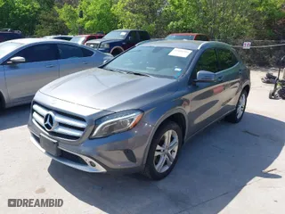 2015 Mercedes-Benz GLA-Class GLA 250 with VIN WDCTG4EB1FJ185540, listed as a IAAI auction lot 42001299 with 201,854 mi miles. Bid and sale history available at carsss.com. Image 2.