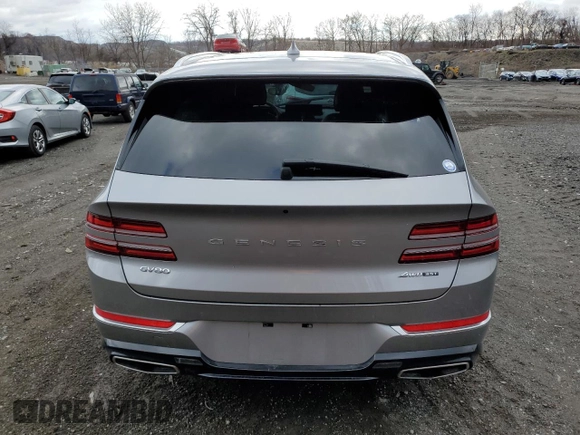 2023 Genesis GV80 z VIN KMUHCESC5PU141533, wystawiony jako Copart lot #85426444 z przebiegiem 29 735 mil mil oraz Szkoda całkowita • Salvage title. Historia ofert i sprzedaży dostępna na DreamBid. Obrazek 6.