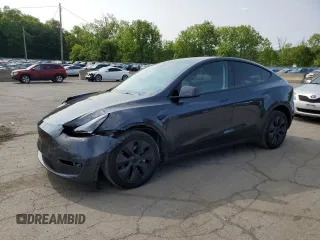 2024 Tesla Model Y Long Range с VIN 7SAYGDEE9RF186388, выставлен на аукционе Copart как лот 58471595 с пробегом 23 185 миль миль и Списание • Salvage title. История ставок и продаж доступна на DreamBid. Изображение 1.