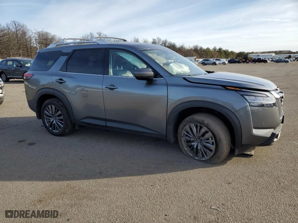 2024 Nissan Pathfinder SL with VIN 5N1DR3CD2RC206418, listed as a Copart auction lot 43750125 with 0 mi miles and Salvage Title. Bid and sale history available at carsss.com. Image 4.