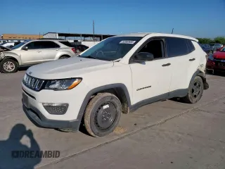 2017 Jeep Compass Sport с VIN 3C4NJCAB0HT661093, выставлен на аукционе Copart как лот 52302685 с пробегом 156 903 миль миль и Списание • Salvage title. История ставок и продаж доступна на DreamBid. Изображение 1.