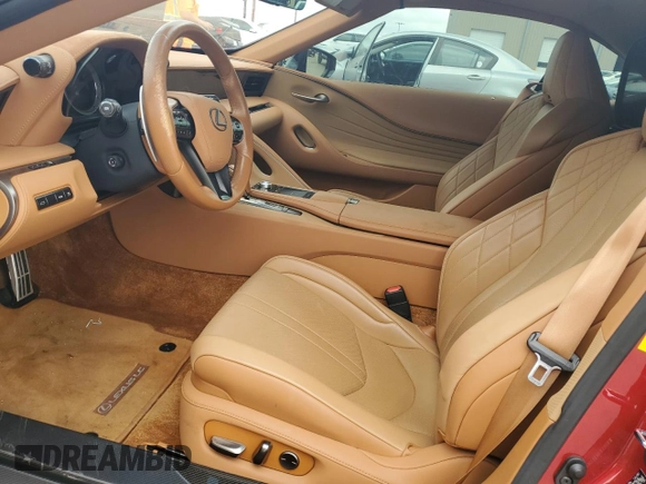 2021 Lexus LC 500h с VIN JTHKPAAY6MA101556, выставлен на аукционе Copart как лот 78152524 с пробегом 12 988 миль миль и Списание • Salvage title. История ставок и продаж доступна на DreamBid. Изображение 7.