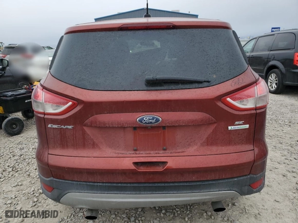 2014 Ford Escape SE with VIN 1FMCU0GX4EUE41050, listed as a Copart auction lot 43530505 with 186,850 mi miles and Salvage Title. Bid and sale history available at carsss.com. Image 6.