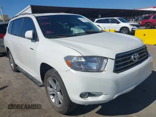 2008 Toyota Highlander Sport z VIN JTEDS43A082028979, wystawiony jako IAAI lot #42312859 z przebiegiem Nie podano mil oraz . Historia ofert i sprzedaży dostępna na DreamBid. Obrazek 1.