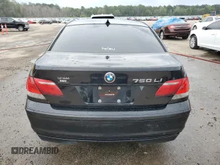 2008 BMW 7 Series 750Li with VIN WBAHN83588DT81267, listed as a Copart auction lot 70256964 with 127,155 mi miles and Salvage Title. Bid and sale history available at carsss.com. Image 6.
